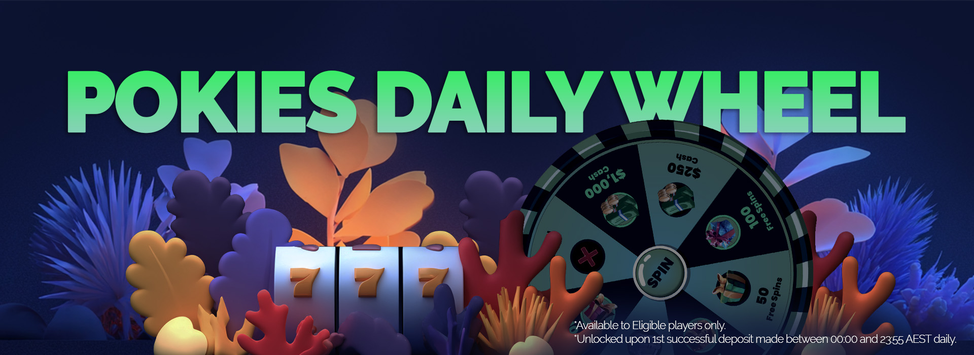 Daily Wheel up to A$1,000
