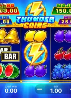 Thunder Coins Hold and Win pokie by Playson